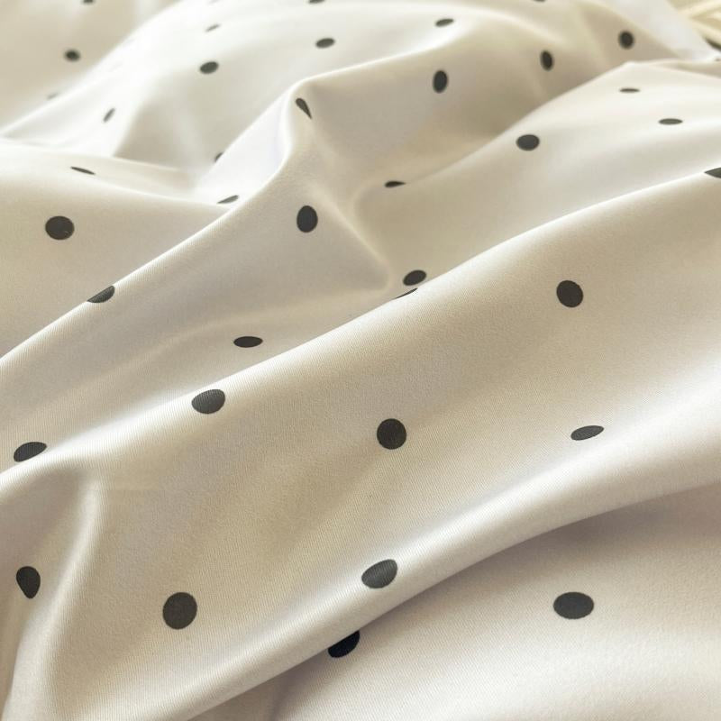 Polka Dot Pattern Bedding Set, 3 Counts/Set Including Duvet Cover & Pillowcase without Filler, Comfortable Soft Breathable Bedding for Home Bedroom, Soft Durable Material