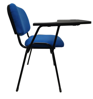 Lecture Chair with Table Top for Classroom Lecture Training Conference (Set of 6-Blue)-3