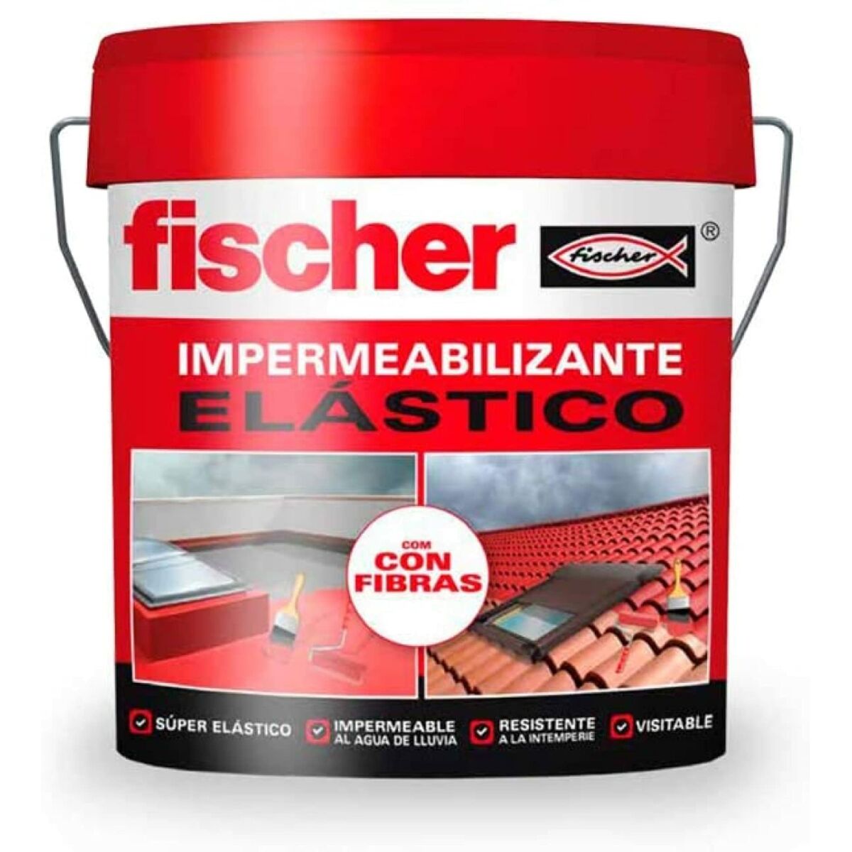 Waterproofing Fischer Ms Red 750 ml-0