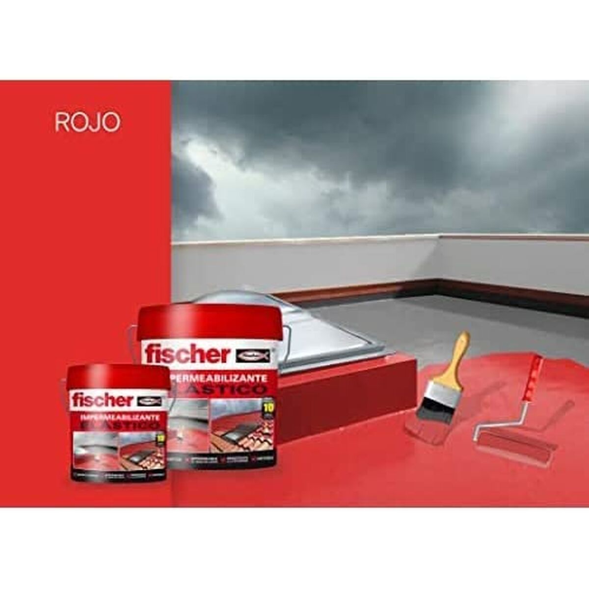 Waterproofing Fischer Ms Red 750 ml-4