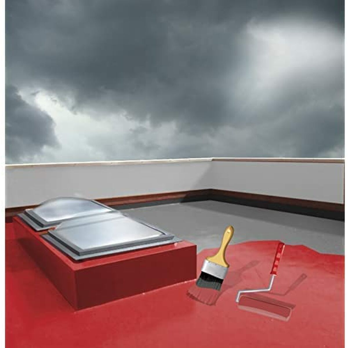 Waterproofing Fischer Ms Red 750 ml-1