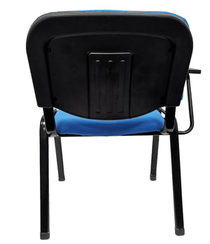 Lecture Chair with Table Top for Classroom Lecture Training Conference (Set of 6-Blue)-4