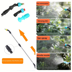 Electric Garden Watering Sprayer with Nozzles (8L)-4