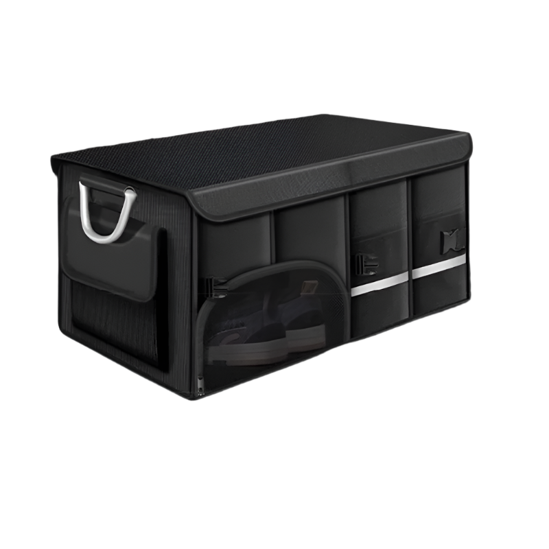 72L Foldable Waterproof  Storage Box Black-0