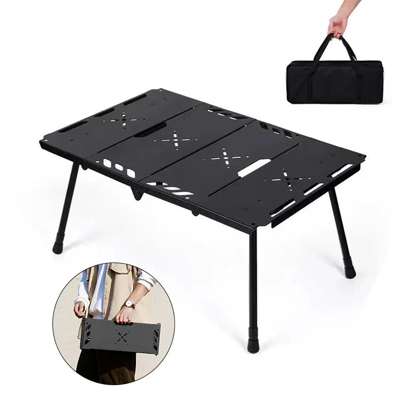 Tactical Folding Camping IGT-Compatible Table Black-1