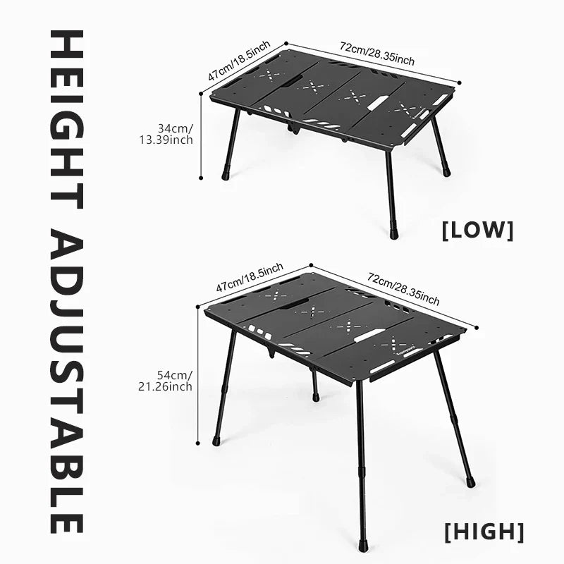 Tactical Folding Camping IGT-Compatible Table Black-3