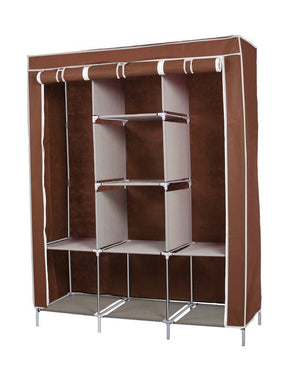 Sifonier mobil, dimensiuni 130x45x170 cm-maro-0