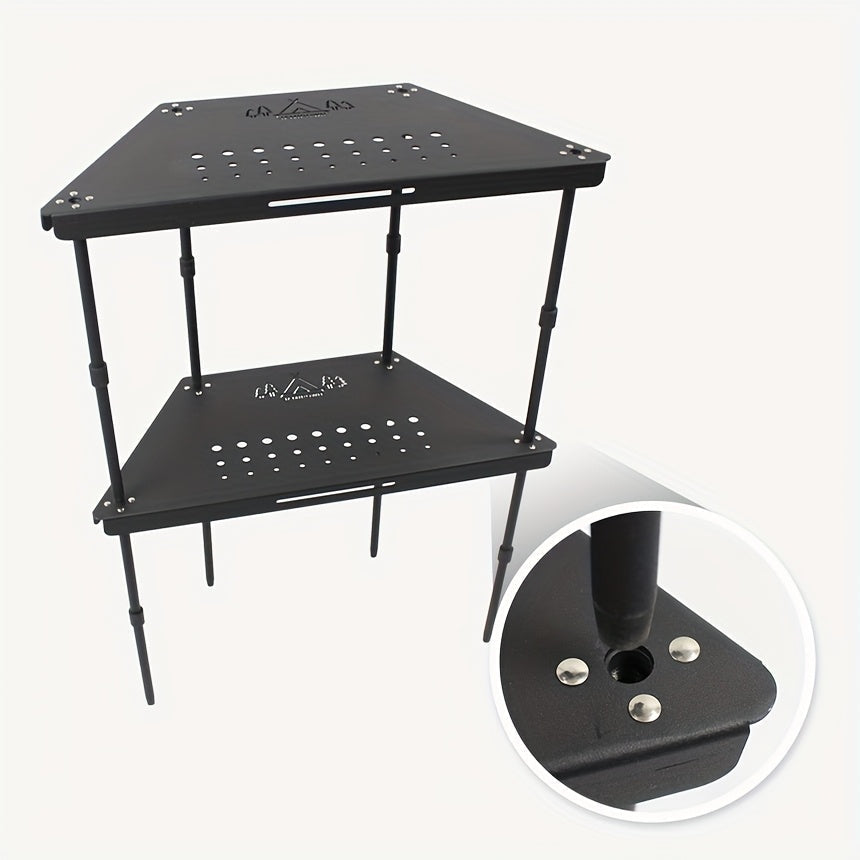 Aluminum Camping Table Non-Folding Hexagonal-4