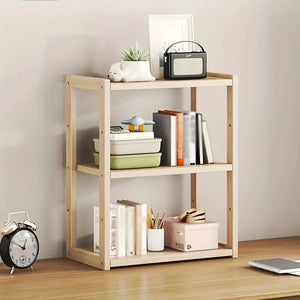 Multi-storey Wooden Bookshelves-3