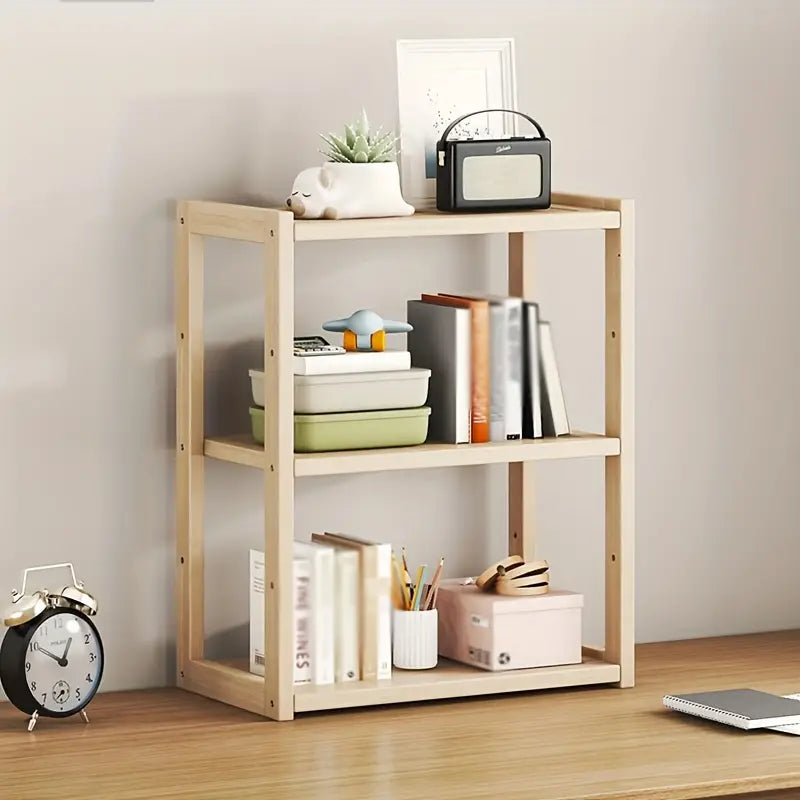Multi-storey Wooden Bookshelves-3