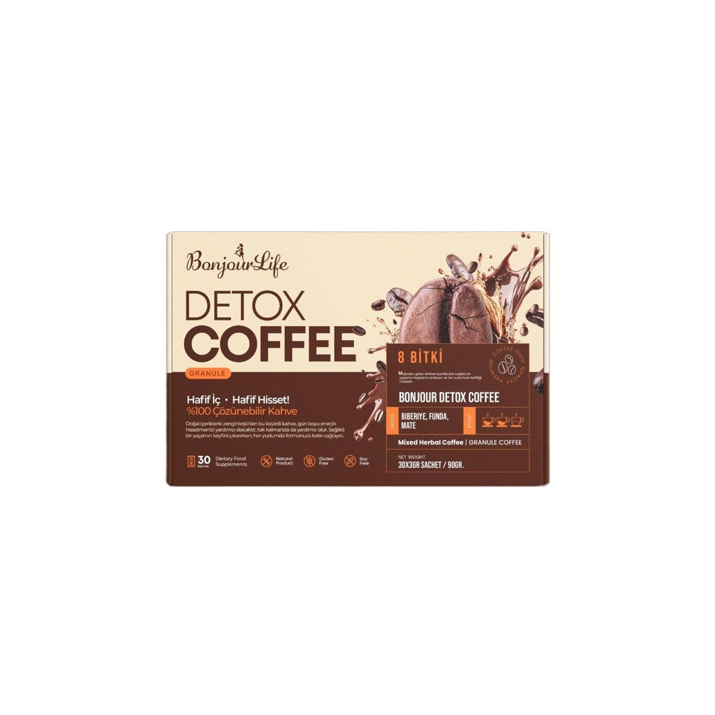 Cafea de slabit detox BonjourLife.