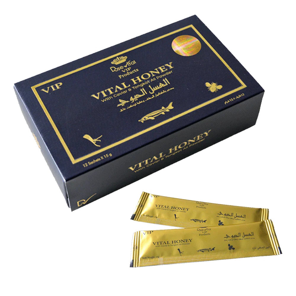 Miere afrodisiaca Vital pentru stimularea libidoului 1 cutie x 12 plicuri