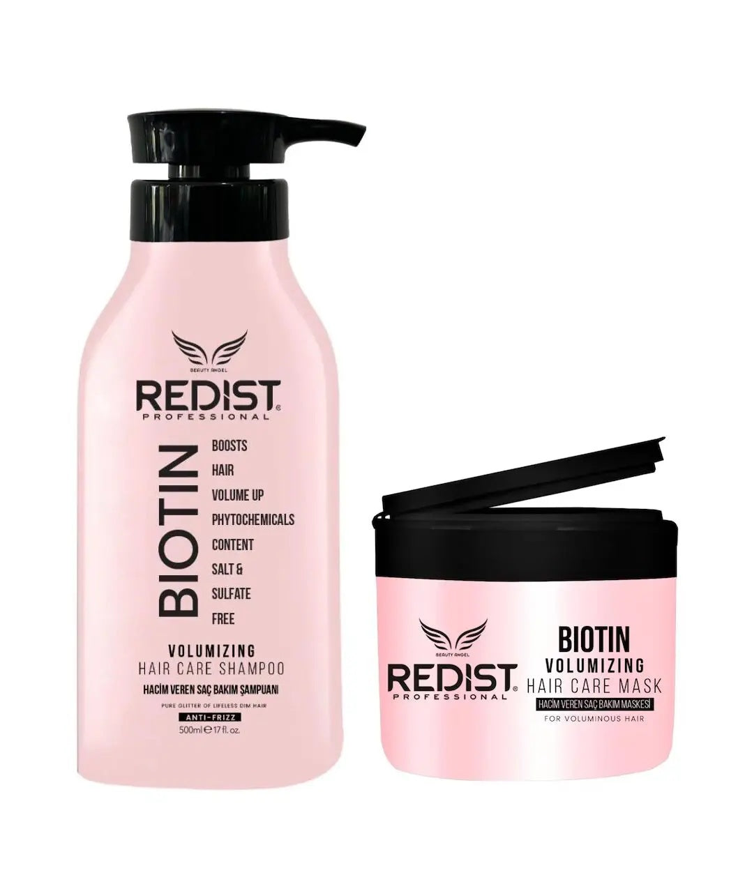PACHET PROMO: 2 REDIST CU BIOTINA (Sampon 500ML, Masca 250ML)