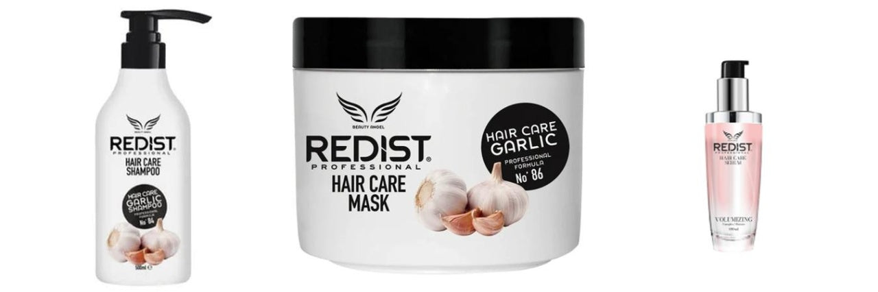 Pachet REDIST Regenerare &amp; Fortifiere – Șampon 500 ml + Mască 475 ml + Ser cu Biotină 100 ml