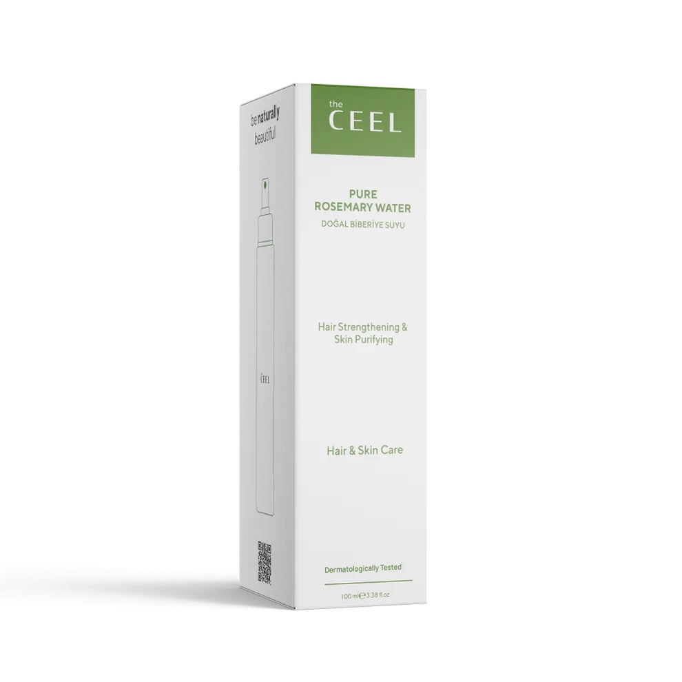 The Ceel – Apă naturală de rozmarin pentru păr și ten, cu efect purifiant și revitalizant – 100 ml
