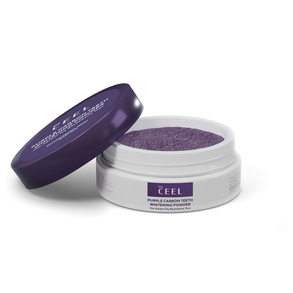 The Ceel – Pudră de dinți cu Carbon Activ Violet pentru albirea dinților – 50 g