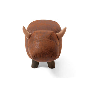 Undefeatable Bull Kids Brown Stool-3